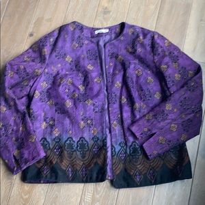 Coldwater Creek Open Front Jacket